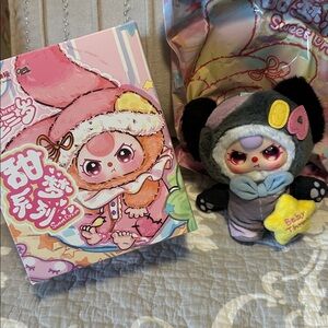 NITEY-Baby Three Sweet Dreams 100% Plush. Purple liquid eyes! New. Verified.